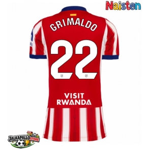 Atletico Madrid Alejandro Grimaldo #22 Kotipaita Naisten 2026-27 Lyhythihainen